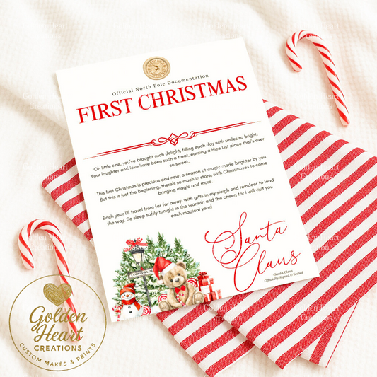 Santa Letter - Candy Cane Lane