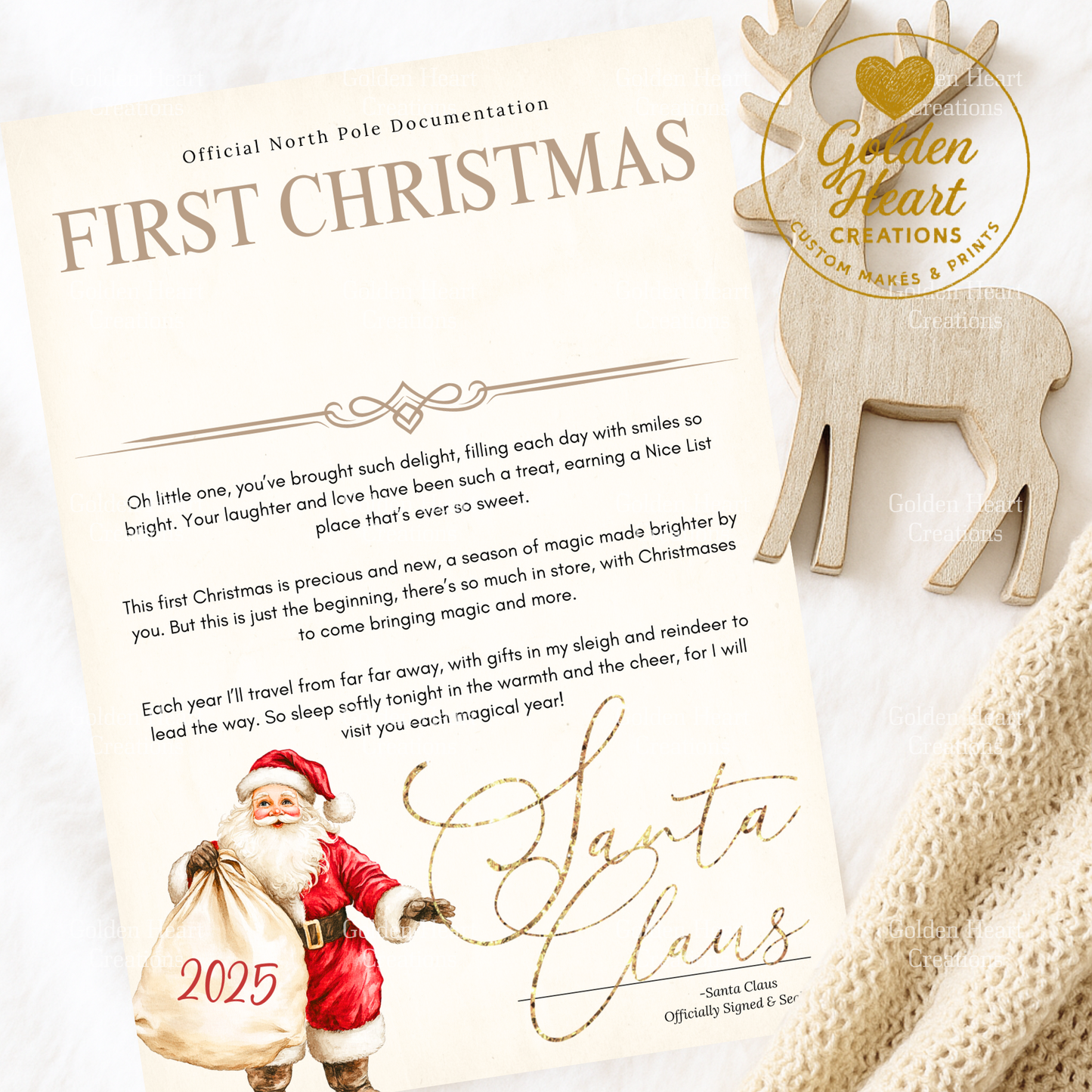 Traditional Santa Letter