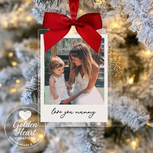 Polaroid Tree Decoration