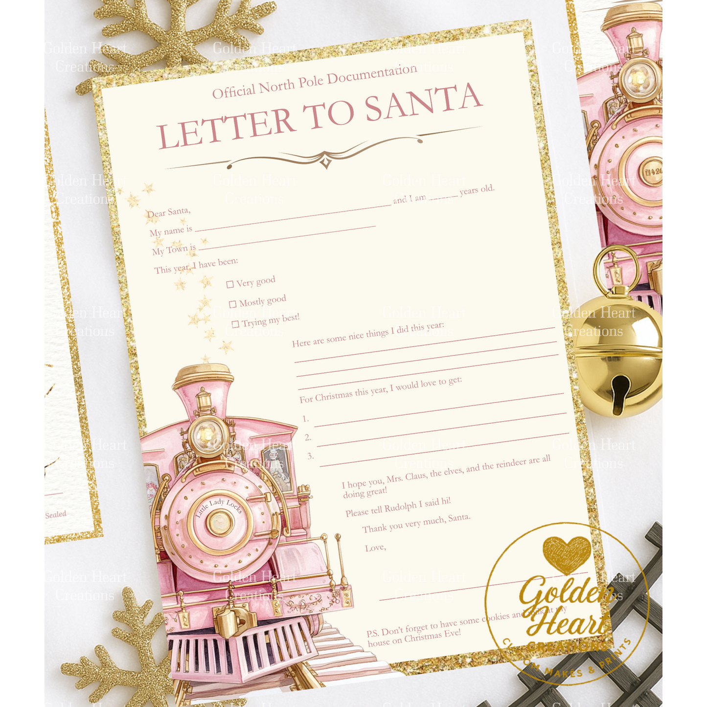 Magical North Pole Santa Bundle (Pink) - Supporting Little Lady Locks