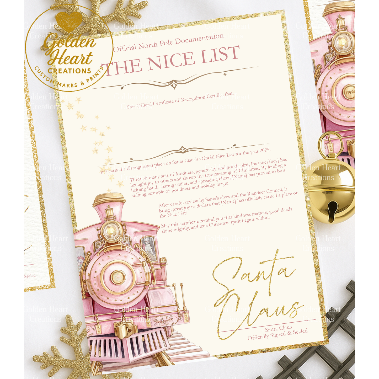 Magical North Pole Santa Bundle (Pink) - Supporting Little Lady Locks