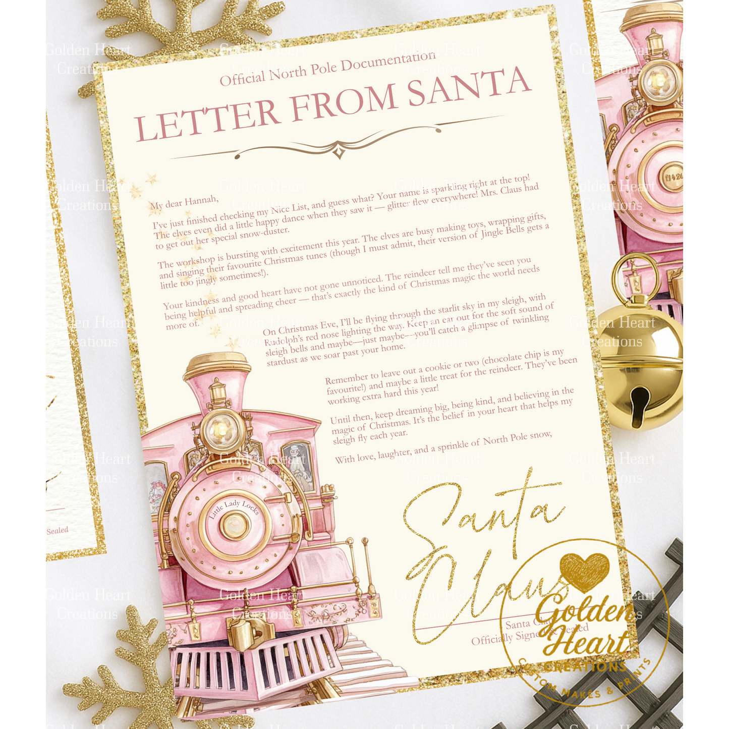 Magical North Pole Santa Bundle (Pink) - Supporting Little Lady Locks