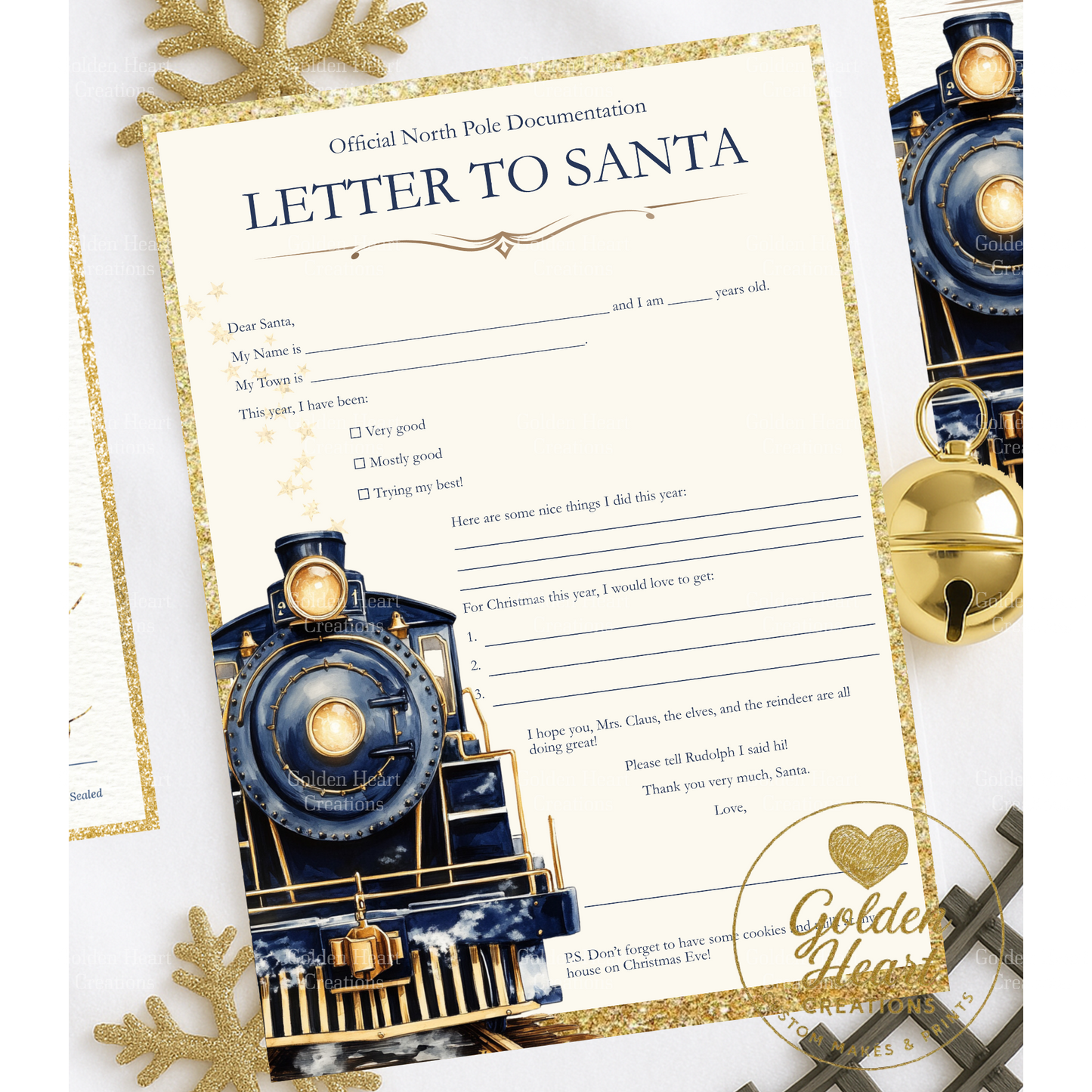 Magical North Pole Santa Bundle (Blue) - Supporting Little Lady Locks