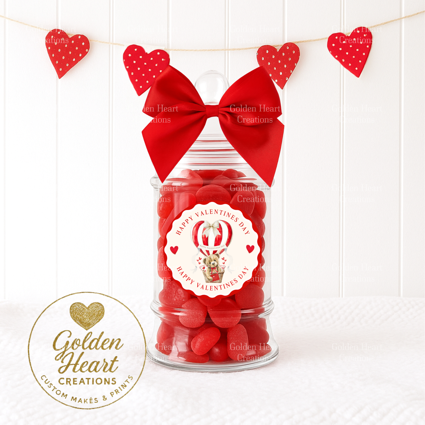 Valentines Day Vintage Sweet Jar