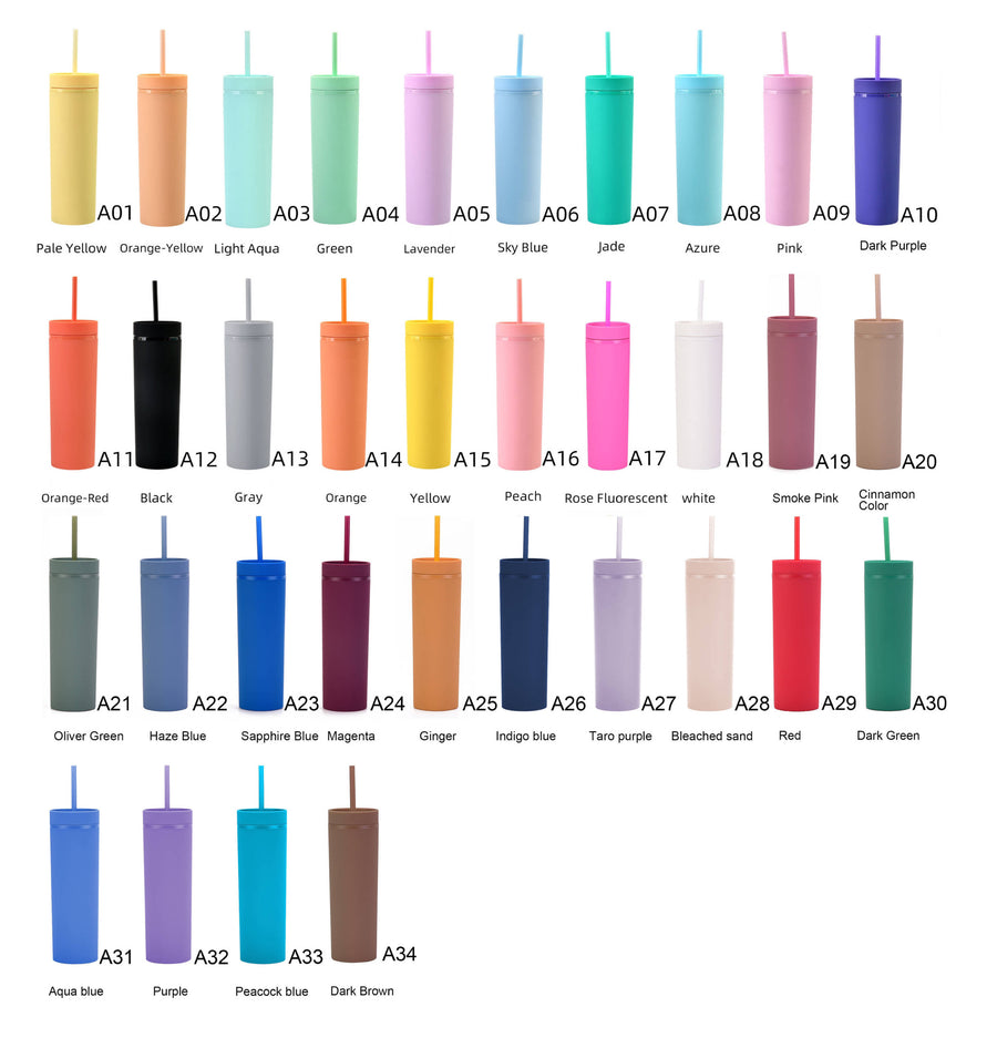 16oz Skinny Tumblr