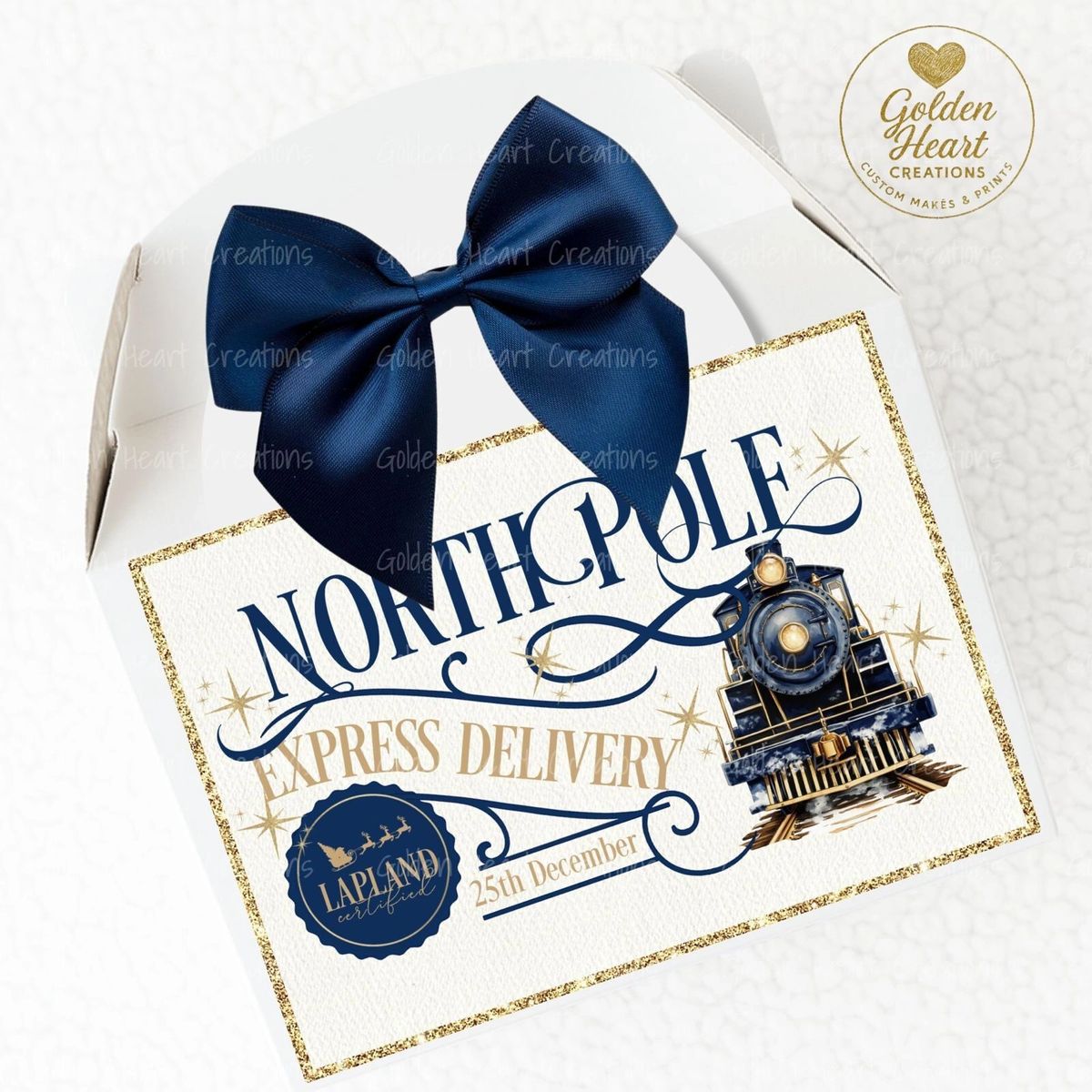 North Pole Express Gift Box – Limited Edition by Golden Heart Creations