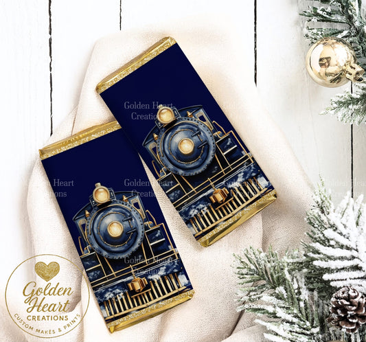 Magical Vintage Train Chocolate Wrappers - Supporting Little Lady Locks