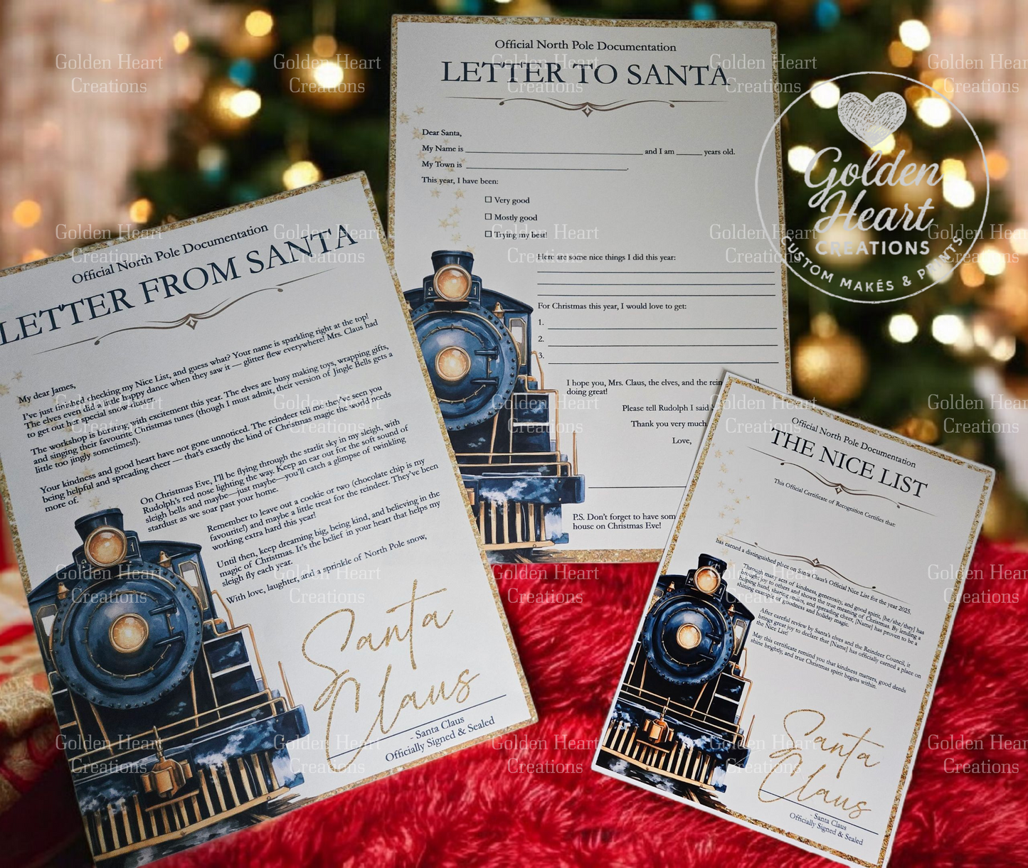 Magical North Pole Santa Bundle (Blue) - Supporting Little Lady Locks