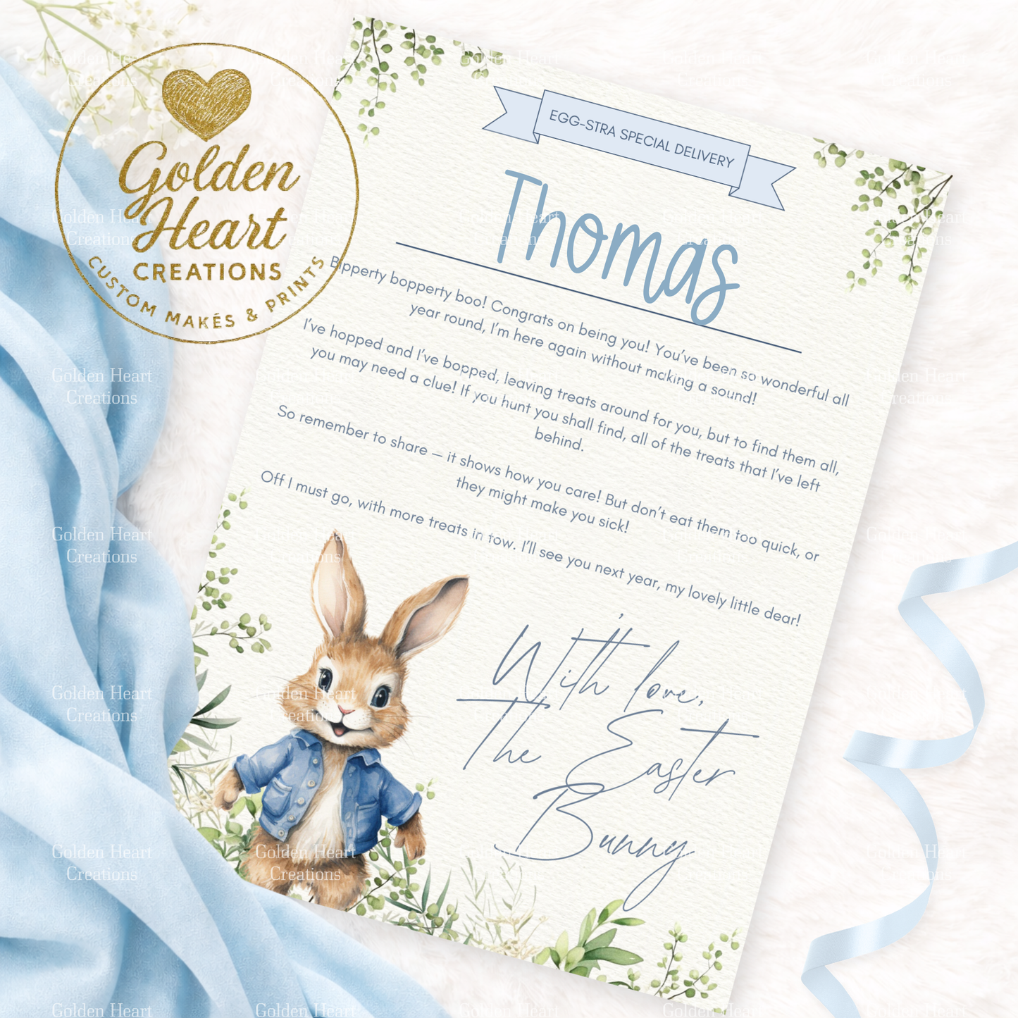 Easter Bunny Letter Bundle