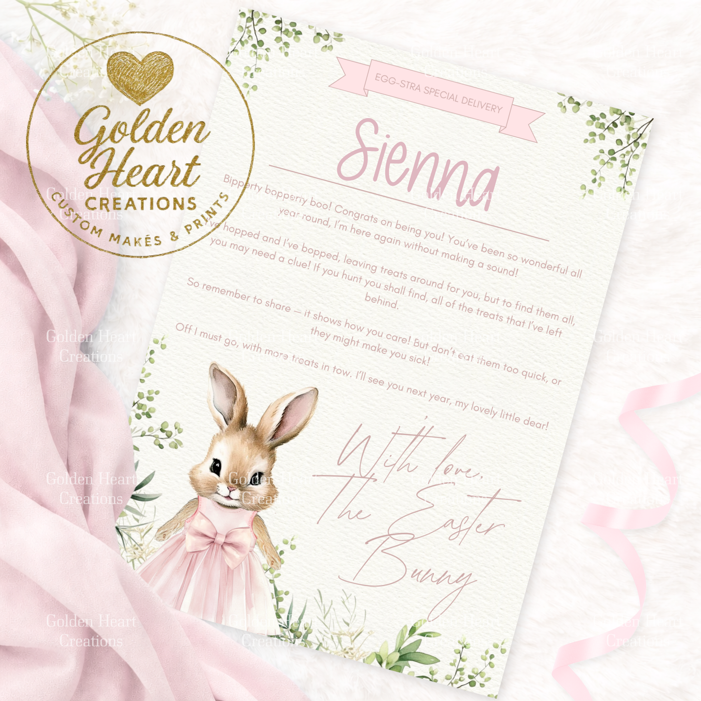 Easter Bunny Letter Bundle