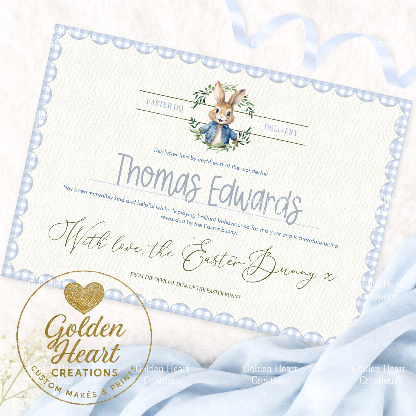 Easter Bunny Letter Bundle