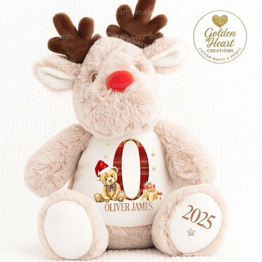 Personalised Plush Reindeer
